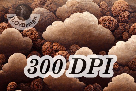 Download Chocolate Brown Clouds Digital Paper - Premium Bundle