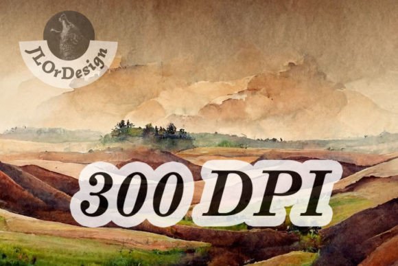 Download Chocolate Brown Watercolor Landscape - Premium Bundle